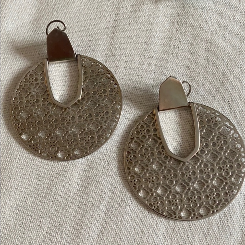 Kendra Scott Diane Filigree Statement Earrings
